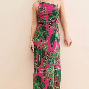 FARM Rio Leaves Midi Dress